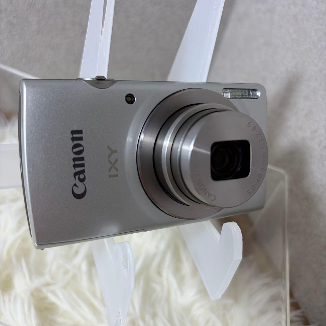 【ほぼ未使用】Canon キャノン IXY 180 シルバー デジカメ ②
