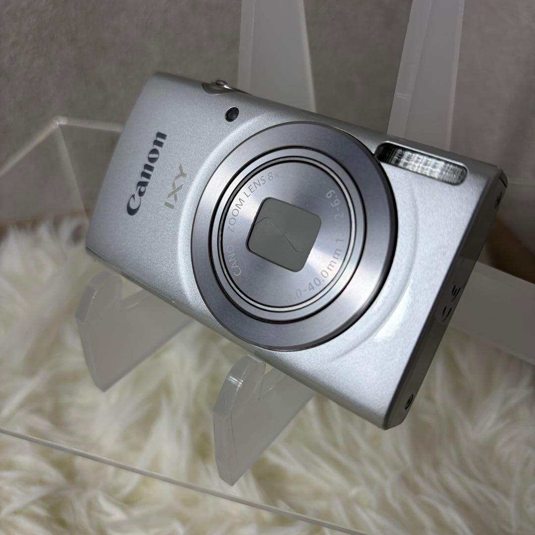 【ほぼ未使用】Canon キャノン IXY 180 シルバー デジカメ ②