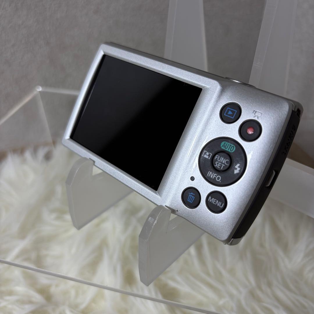 【ほぼ未使用】Canon キャノン IXY 180 シルバー デジカメ ②