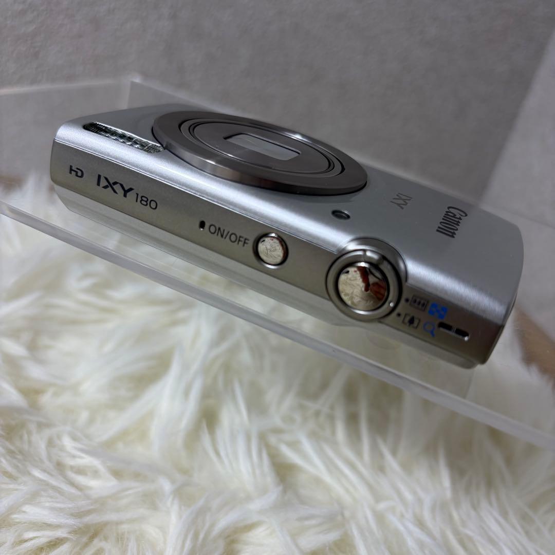 【ほぼ未使用】Canon キャノン IXY 180 シルバー デジカメ ②