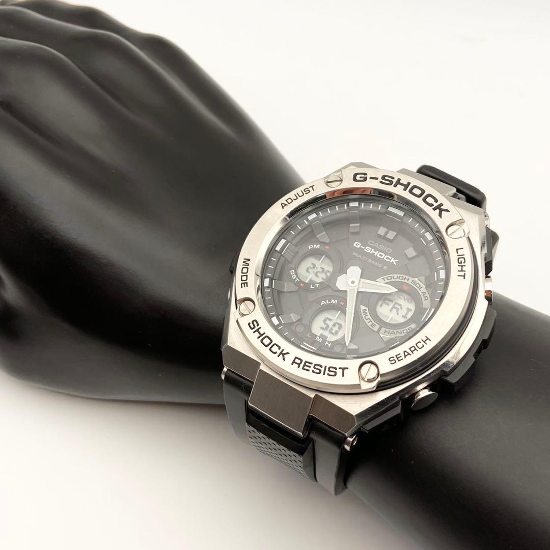 【稼働】G-SHOCK タフソーラー 防水 耐衝撃構造 腕時計 クロノグラフ