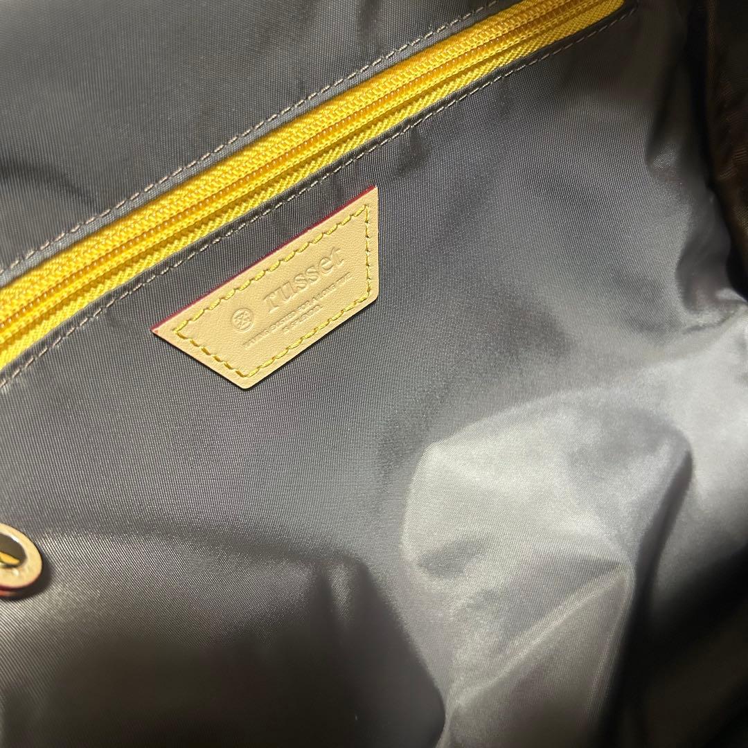 ★未使用級★russetネイビー モノグラム総柄リュック