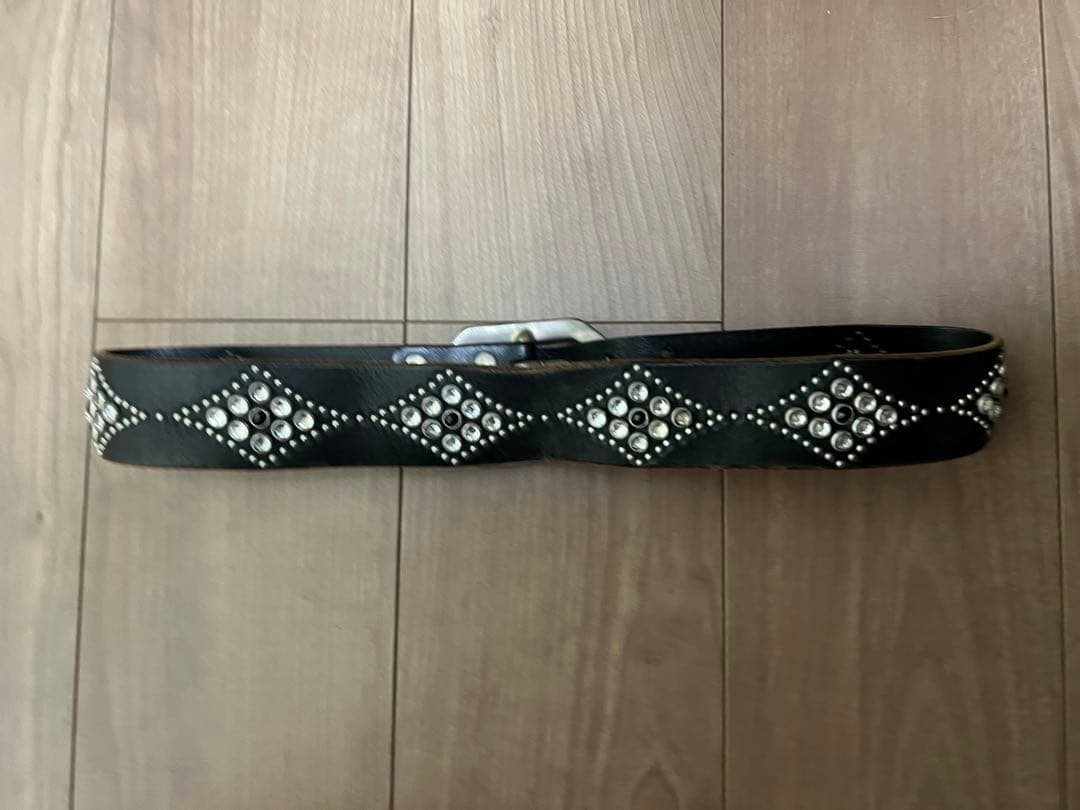 レッドリーチュエ✖️WCベルト　スタッズレザー ベルト HTC 32インチ