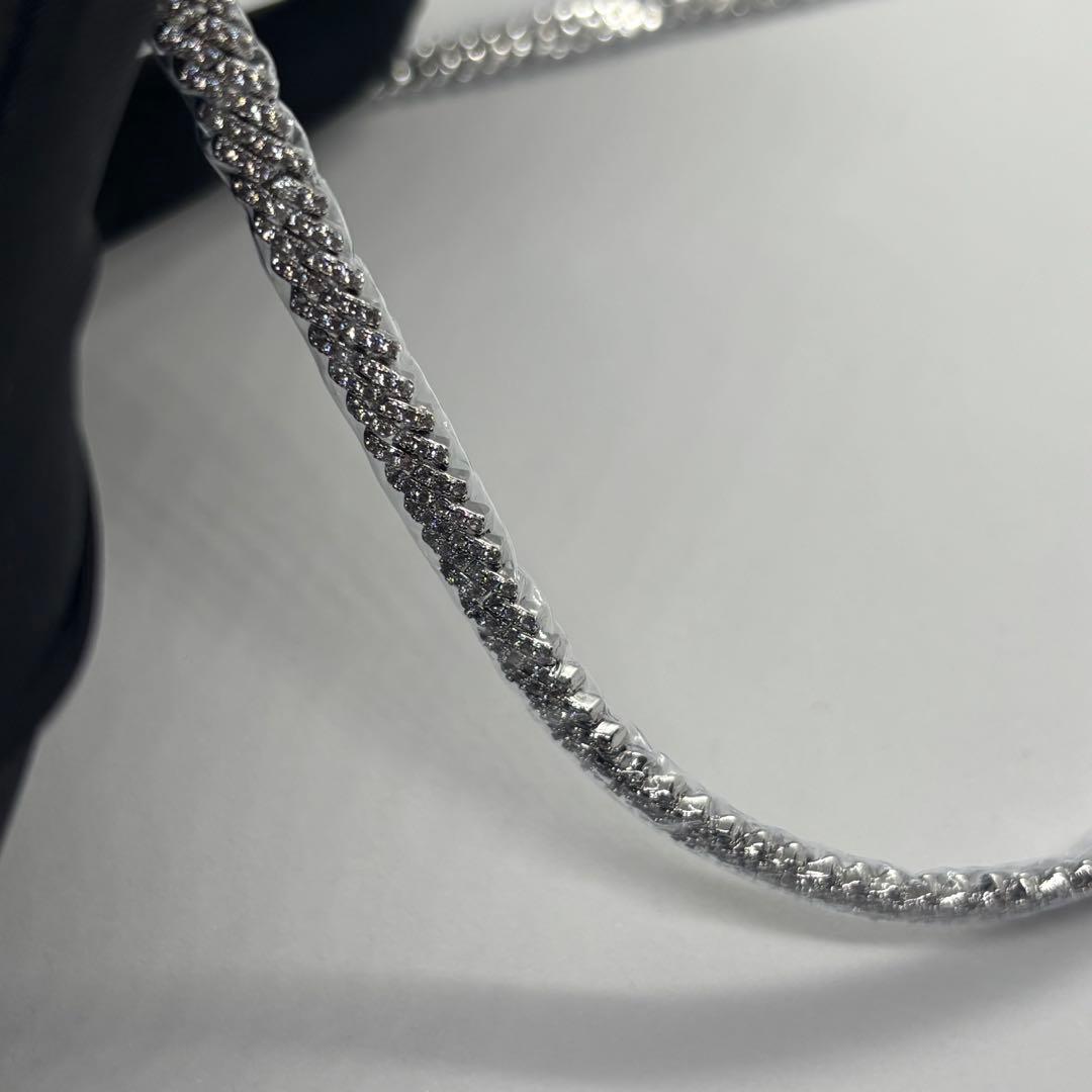 新品 Glitter Iced Out Prong Chain 【5mm】