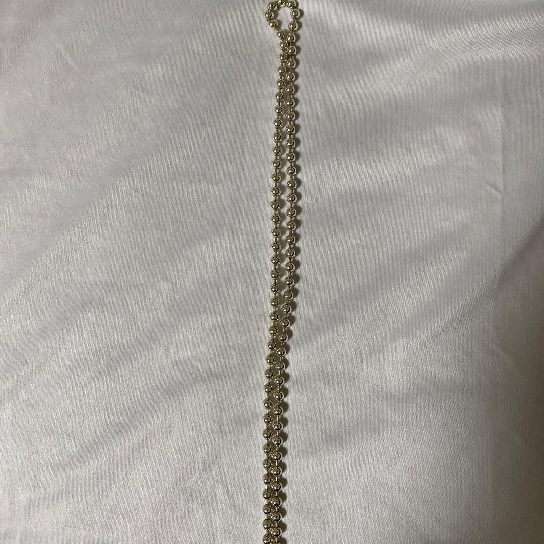 BWL ボールチェーン 4mm w/SKULL＆CB 21 INCH