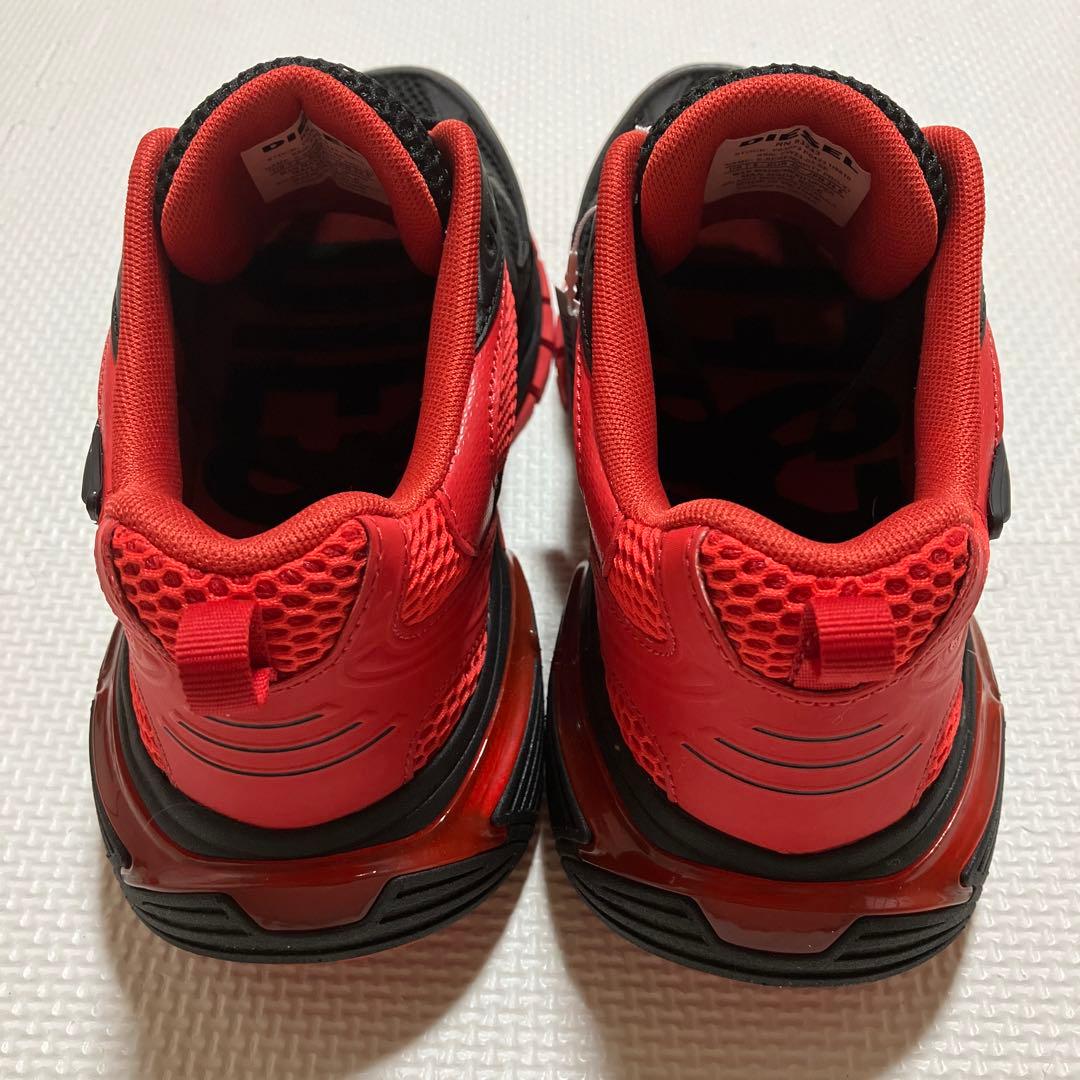 美品 DIESEL メッシュ スニーカー Dロゴ 箱付き 新品未使用/匿名配送