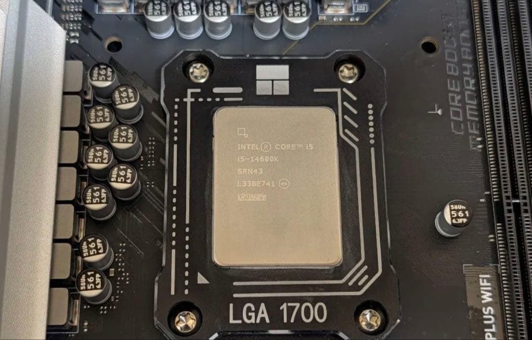 CPU Intel Core i5-14600K + MSI B760M GAMING