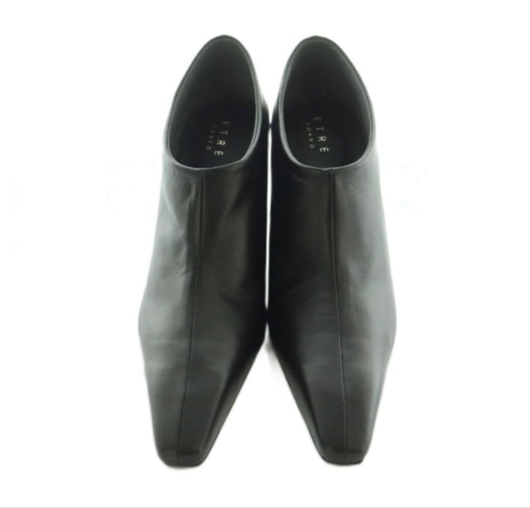 ETRE TOKYO × OHGA 23AWブーティースクエアトゥ24.5cm