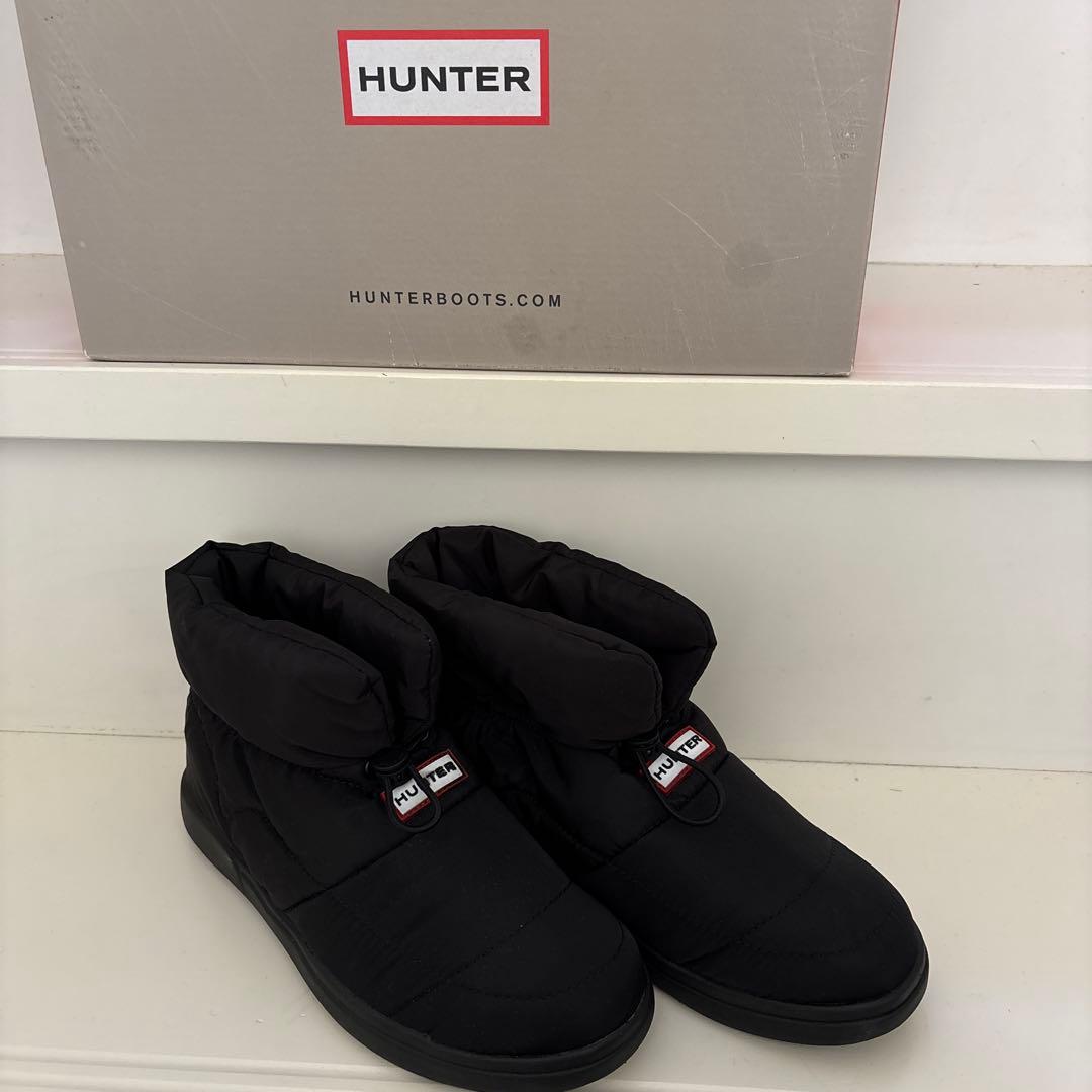 新品HUNTER ハンター　OUT PUFFER BOOTIE ブラック39