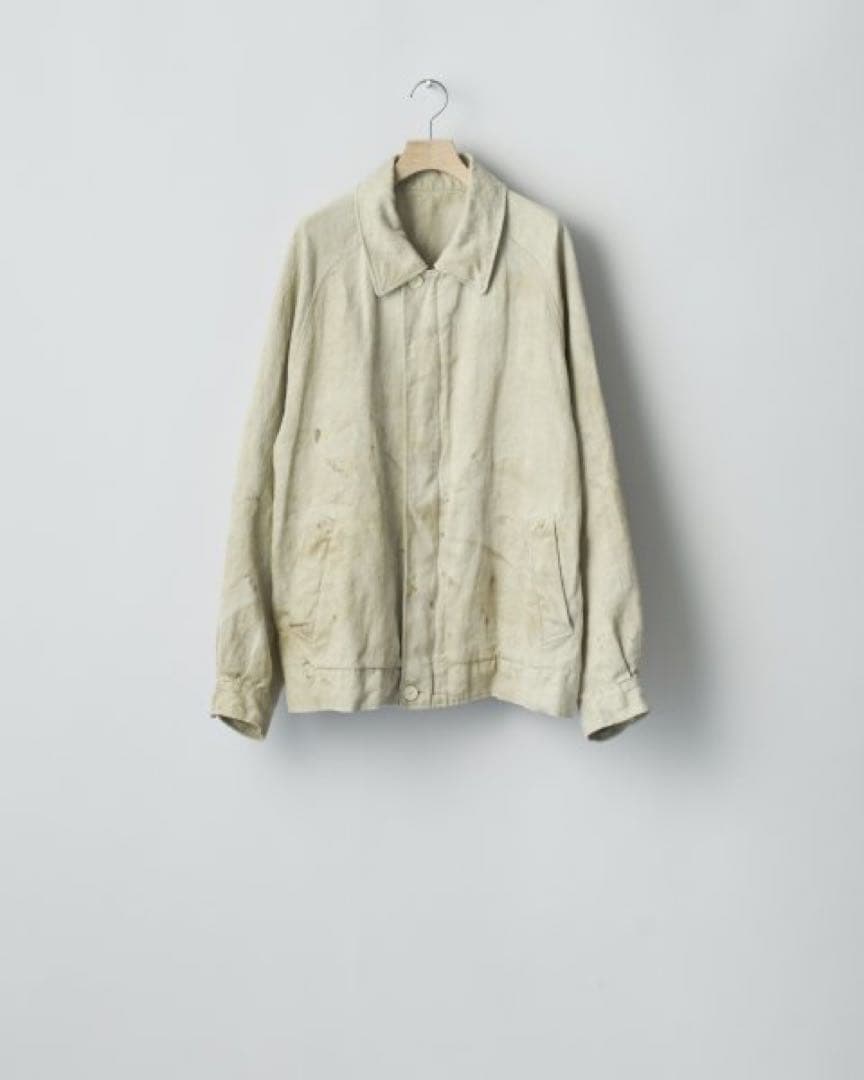 ジャケット・アウター sssteinHEAVYLINENHERRINGBONEZIPJACKET