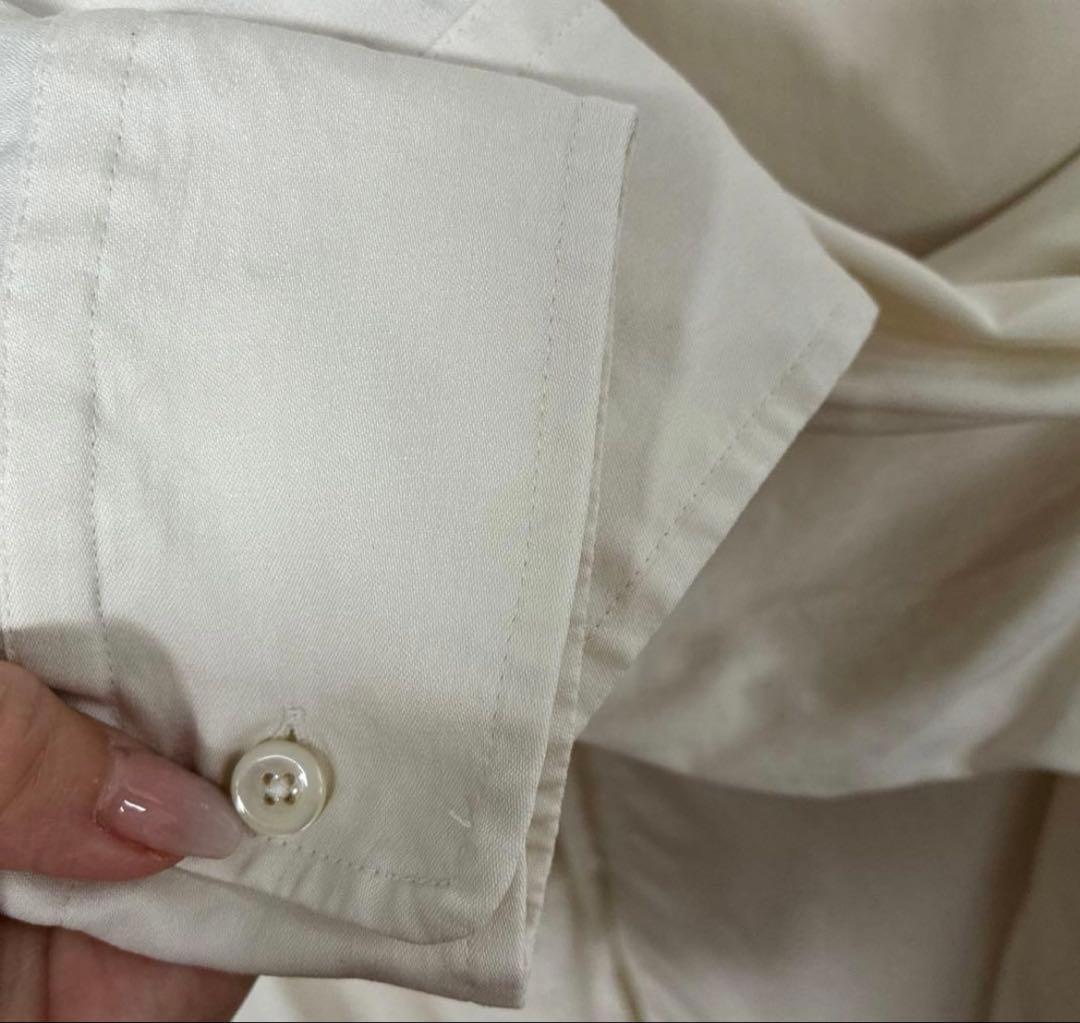 タグあり　美品　プラージュ drapeシャツ　ナチュラル