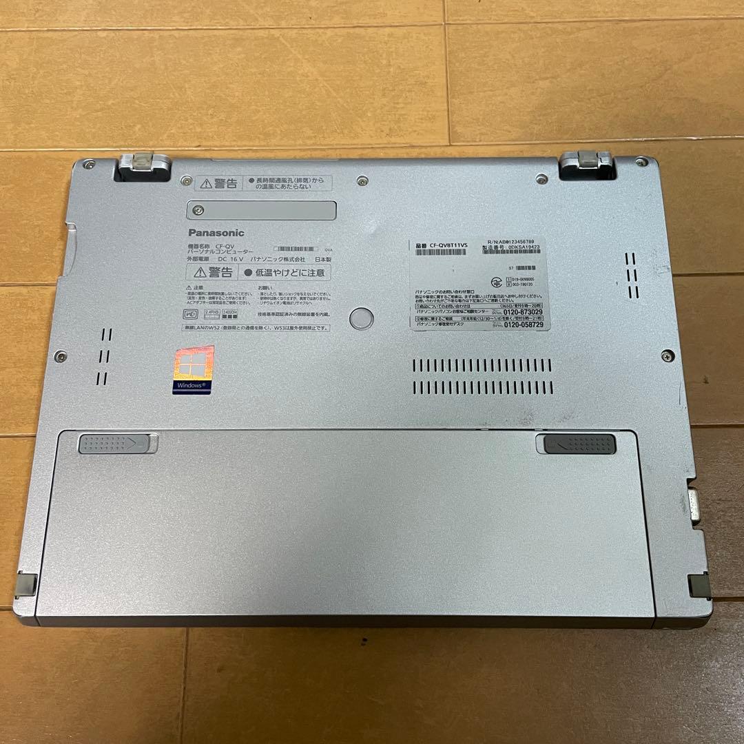 バッテリーほぼ新品　Panasonic CF-QV8T11VS
