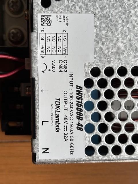 TDKラムダ　スイッチンング電源RWS1500B-48