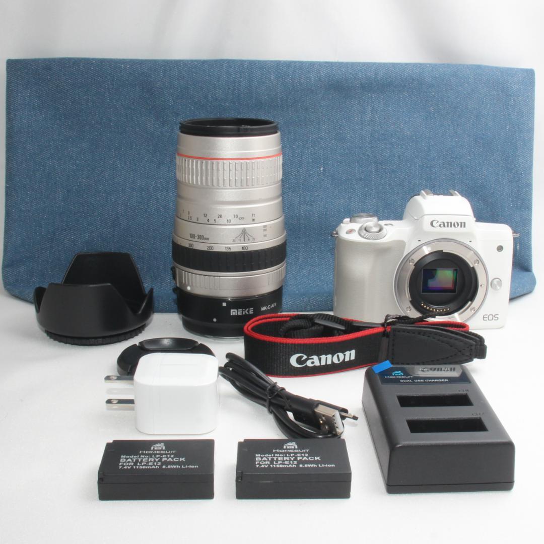 ❤️予備バッテリー付き❤️Canon EOS kiss M2 超望遠レンズセット