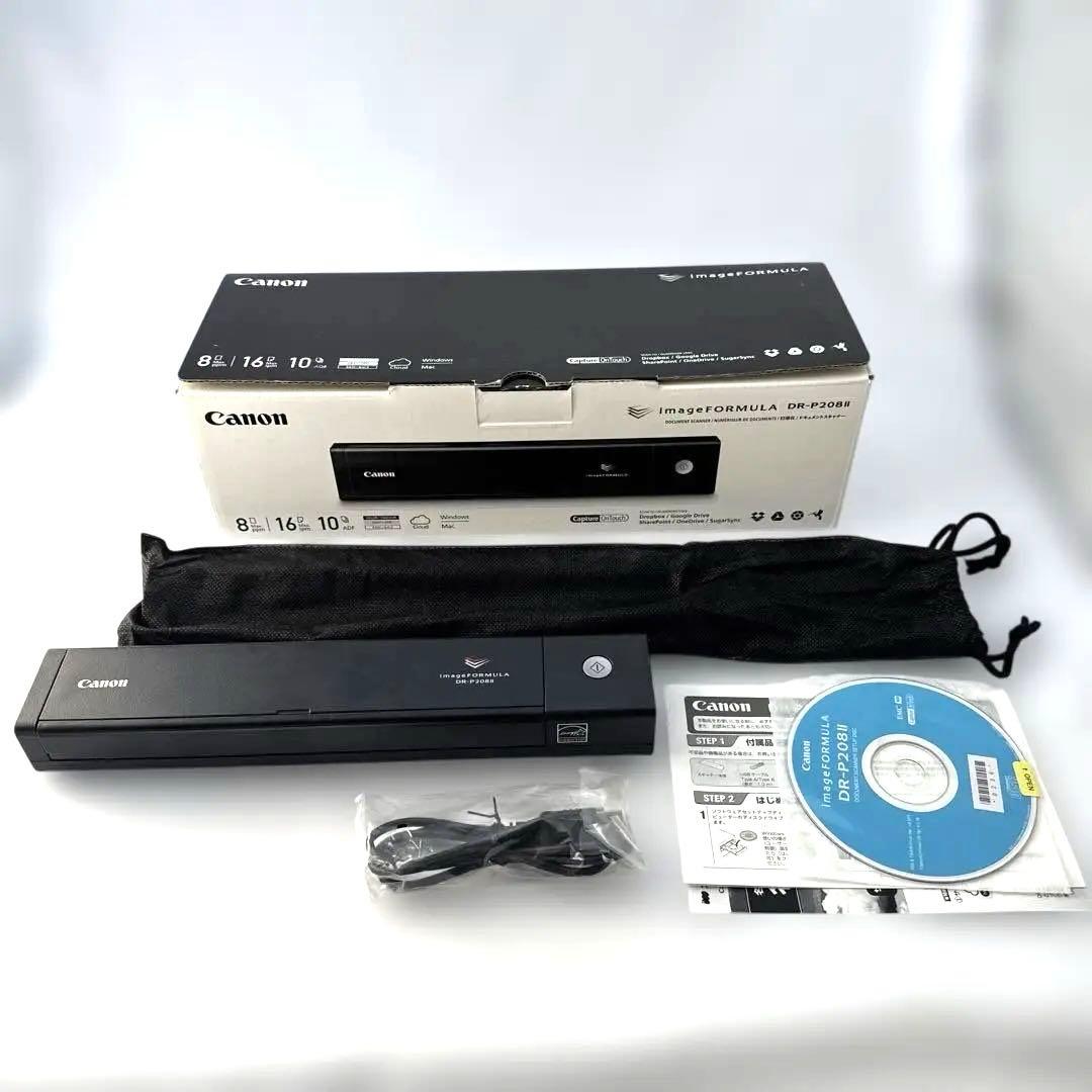 【美品】Canon DR-P208Ⅱ モバイルスキャナー 動作確認済み