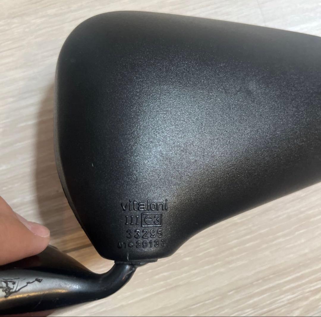 最終値下げ！当時物ビタローニ　ブラックミラー 左右セット　デュアルカウル