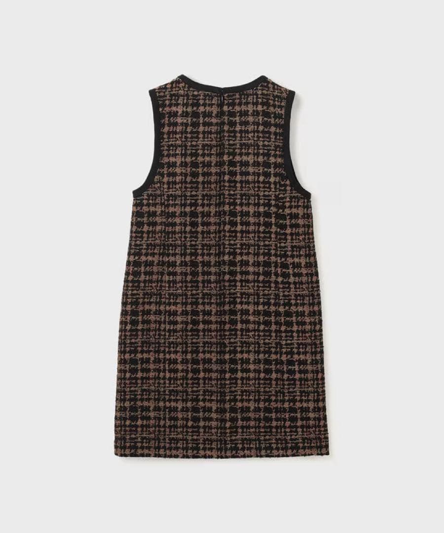 グレースコンチネンタル　チドリツイードワンピース　36