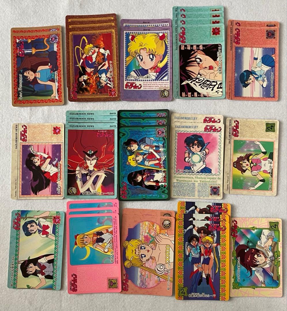 セーラームーン（無印）　カードダス　初弾＋二弾　111枚セット　美少女戦士