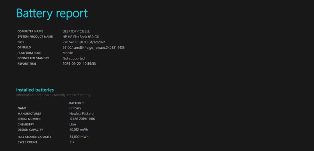 Windowsノート本体 HP ELITEBOOK 830 G6