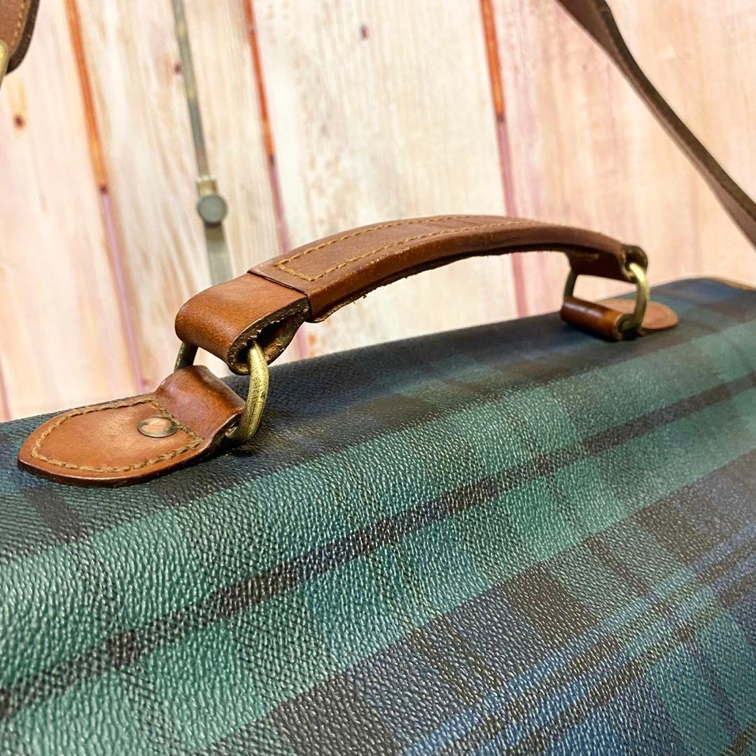 ポロラルフローレン　メッセンジャーバッグ　ショルダーバッグ　斜め掛け　チェック柄