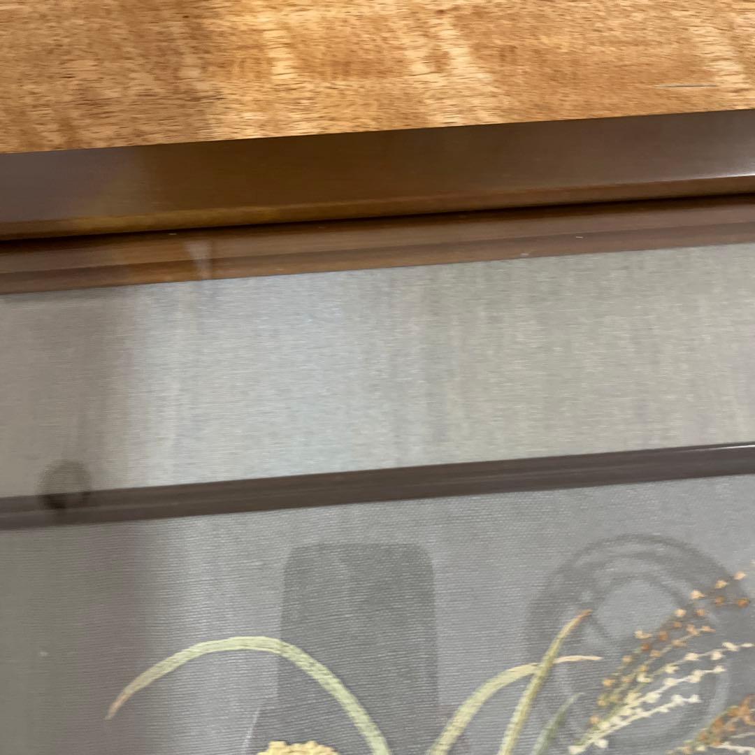 戸塚刺繍作品額　花籠