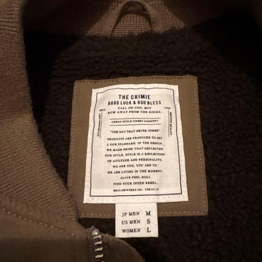 【THE CRIMIE】WILL MILITARY BOA VEST