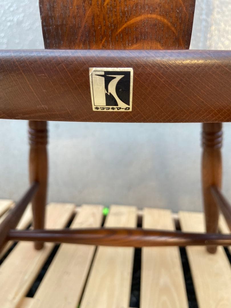 【3脚所持】②飛騨産業 ダイニングチェア ボウバック ヴィンテージ