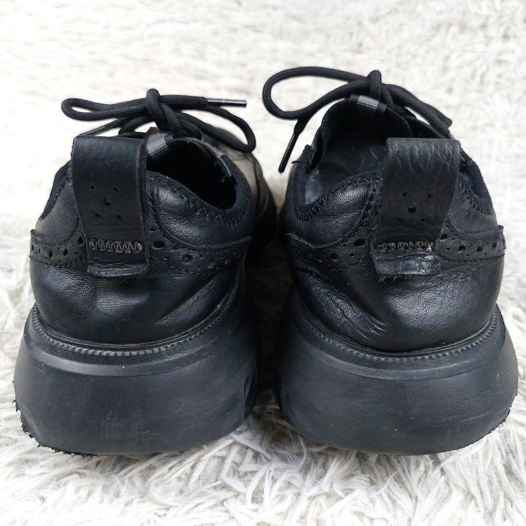 4.18万 コールハーンゼログランド WFAウィングチップ 厚底レザースニーカー