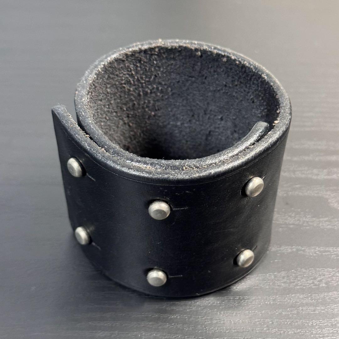 Rick Owens レザー ブレスレット/バングル