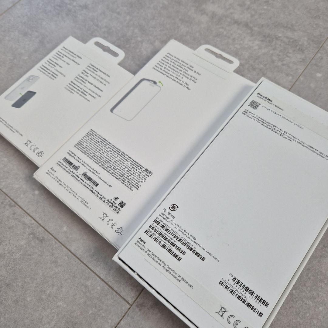 iPhone15 plus ブラックSIMフリー+純正アクセサリー付