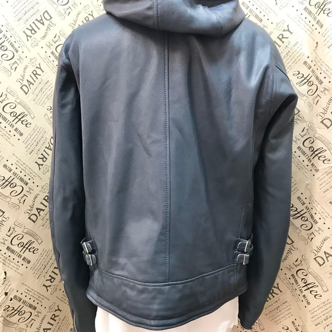 カドヤ レザージャケット 3L ライダース ブラック ロックキャップ S3254