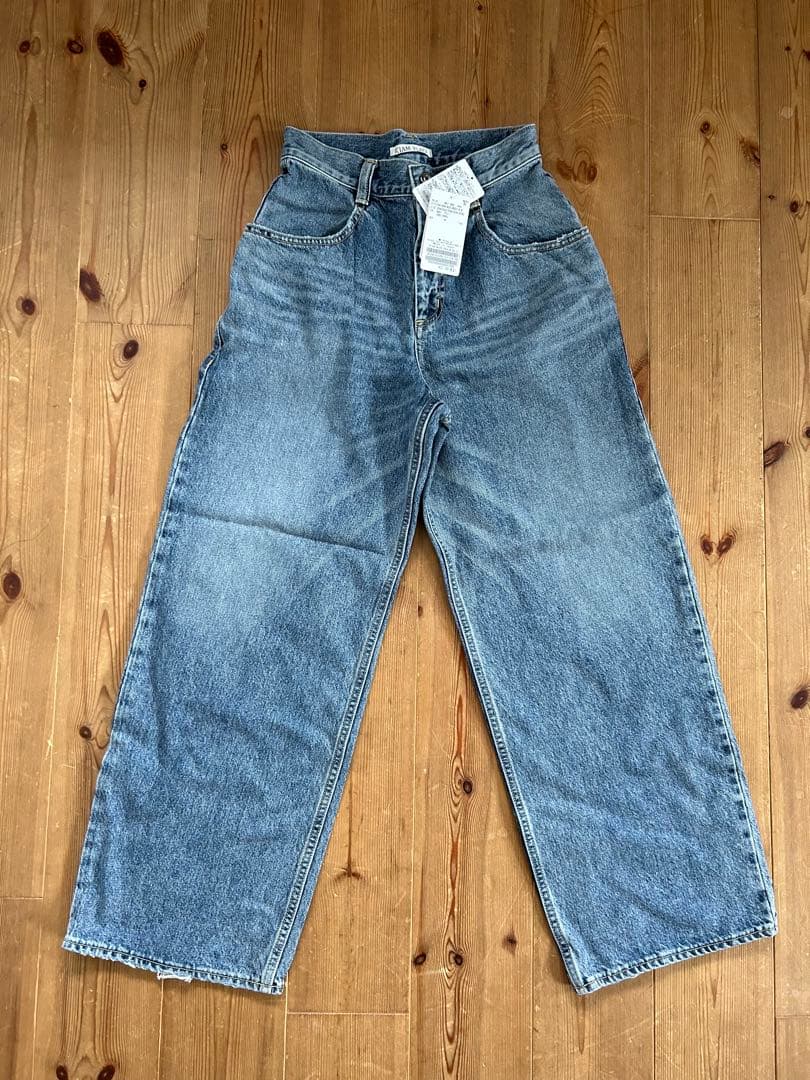 plage⭐︎R'IAM WIDEデニム⭐︎ブルーA⭐︎34サイズ