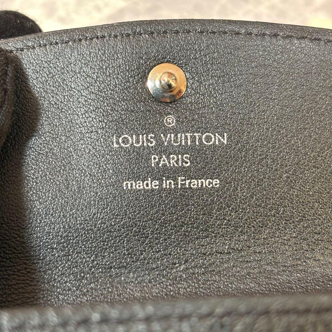 ⭐︎ルイヴィトン⭐︎　ミュルティクレ4連　マヒナ　ブラック　黒　箱付き　キーケース