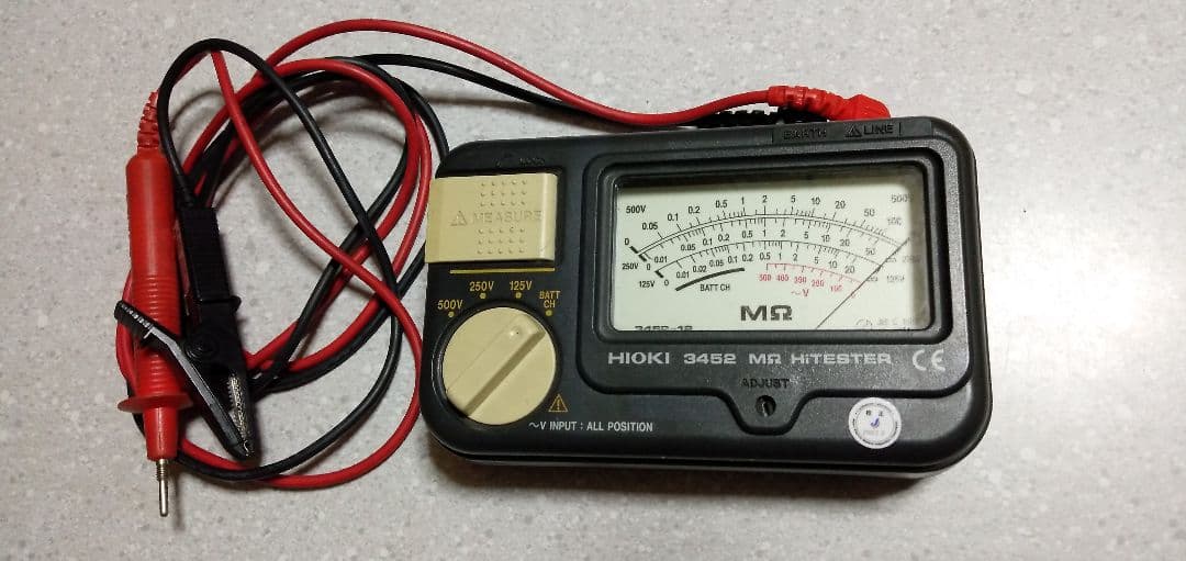 絶縁抵抗計　HIOKI　さくじです