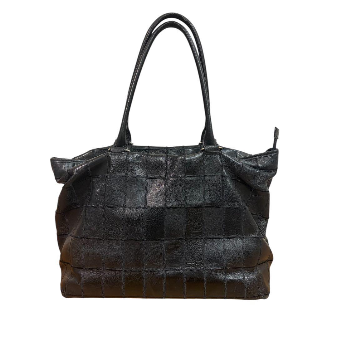 TRION トライオン　トートバッグ パッチワーク パネルレザー ビジネスバッグ