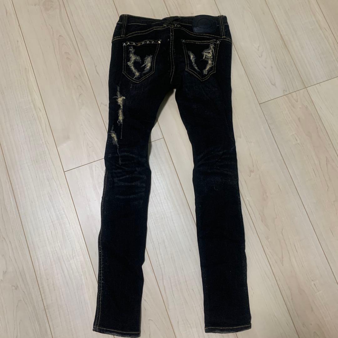 d.i.a. ダメージスキニーデニム 24インチ、平成ギャル　y2k