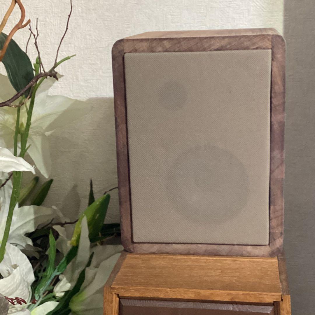 ビンテージ風自作スピーカー　10㎝2wayオイル仕上げで香しき世界