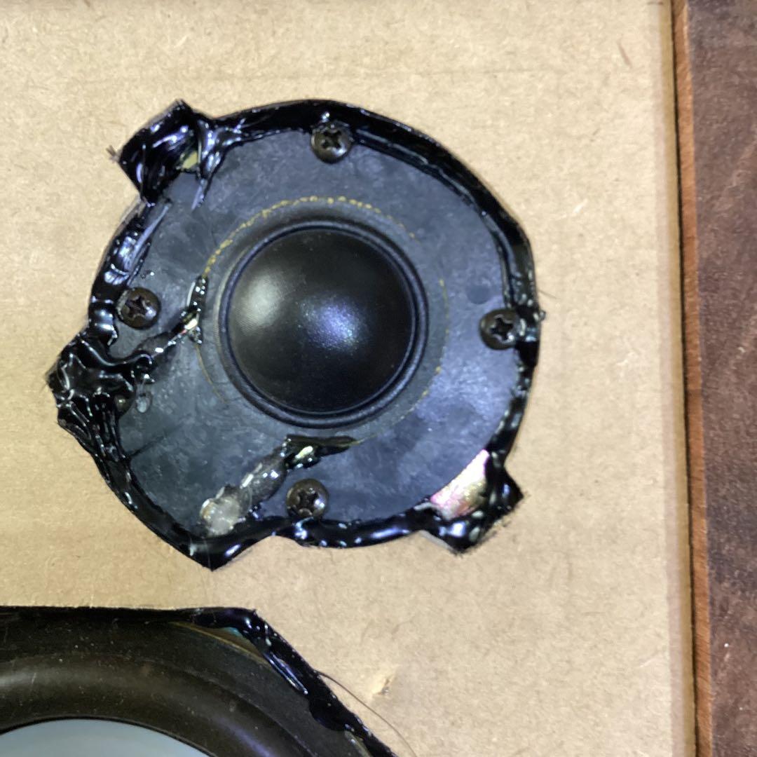 ビンテージ風自作スピーカー　10㎝2wayオイル仕上げで香しき世界