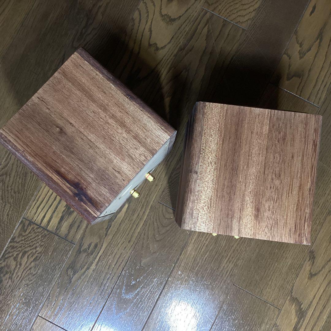 ビンテージ風自作スピーカー　10㎝2wayオイル仕上げで香しき世界