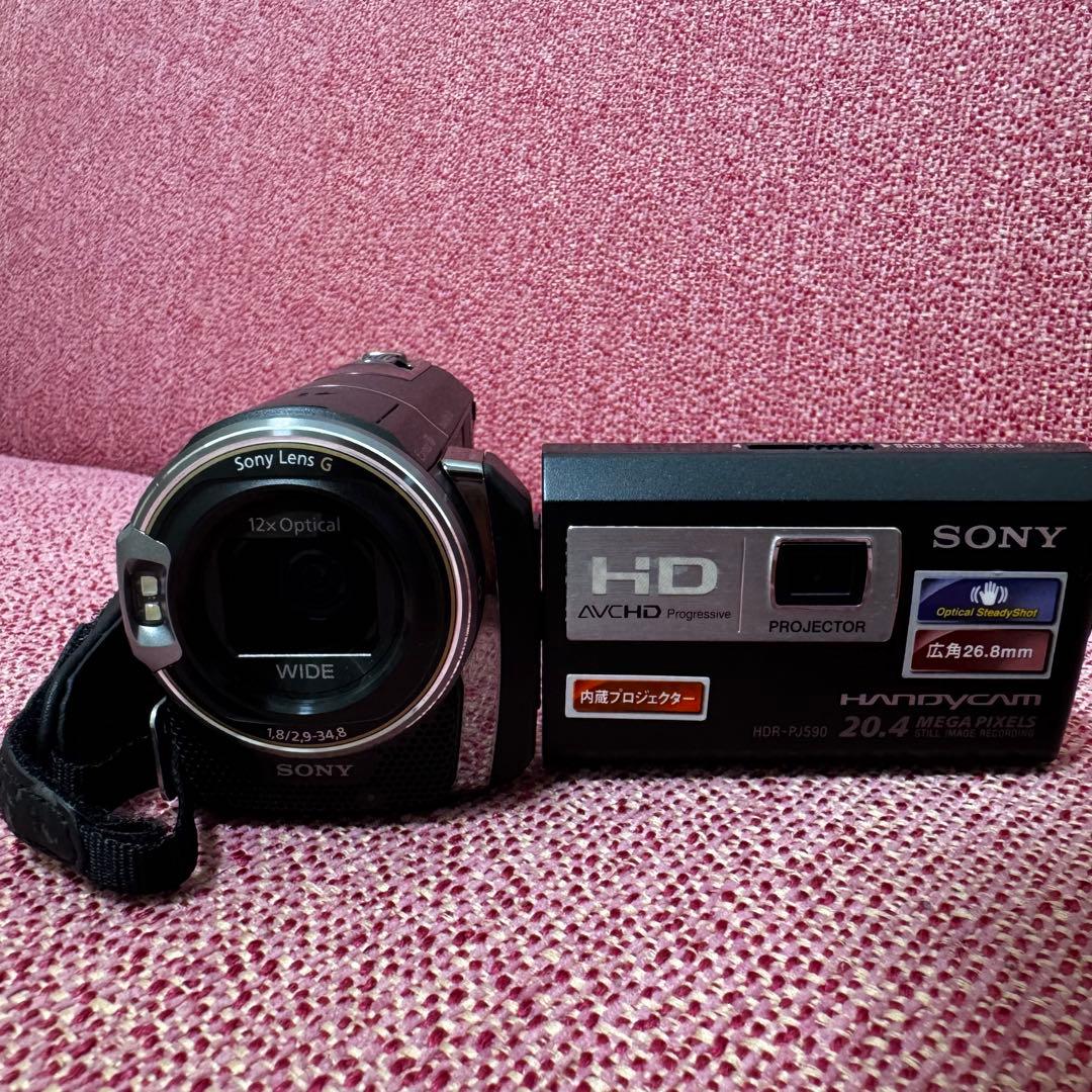 【美品／動作確認済】SONY　Handycam　HDR-PJ590V