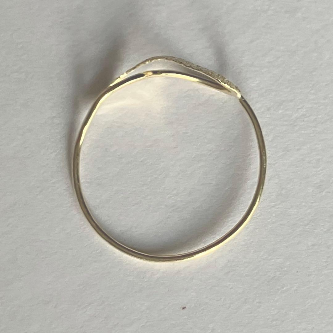 K18 18金　19号　リング　48