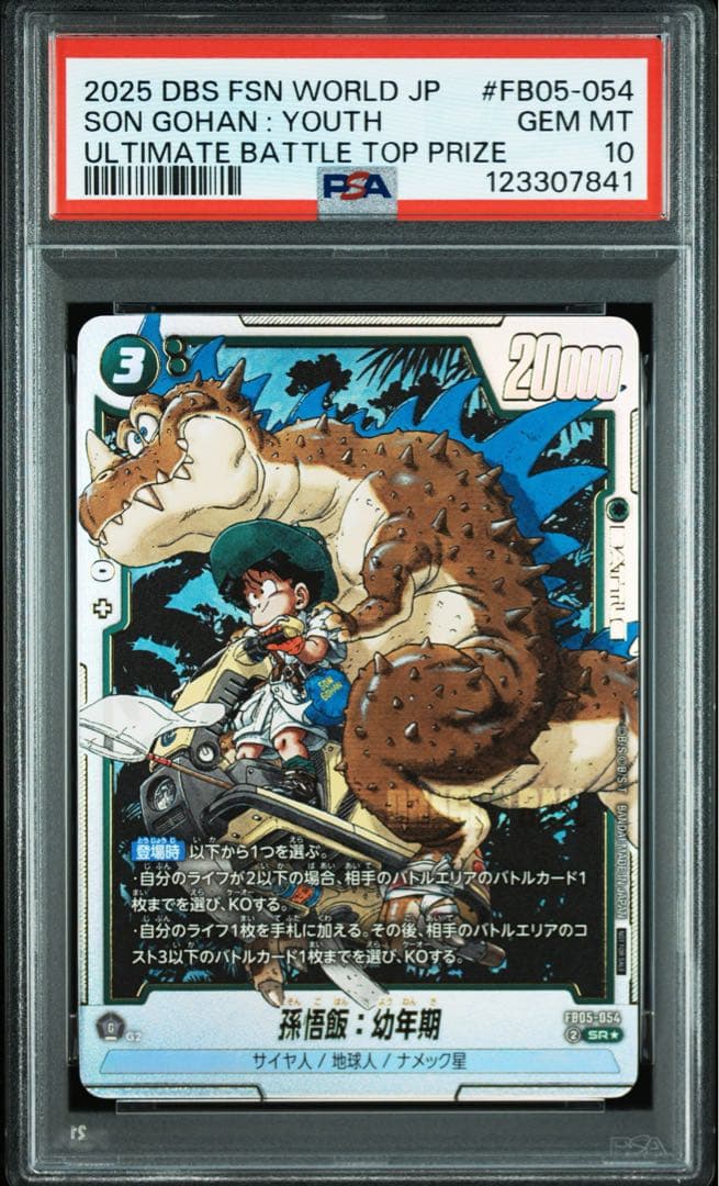 PSA10 孫悟飯　幼年期　アルティメットバトル　p