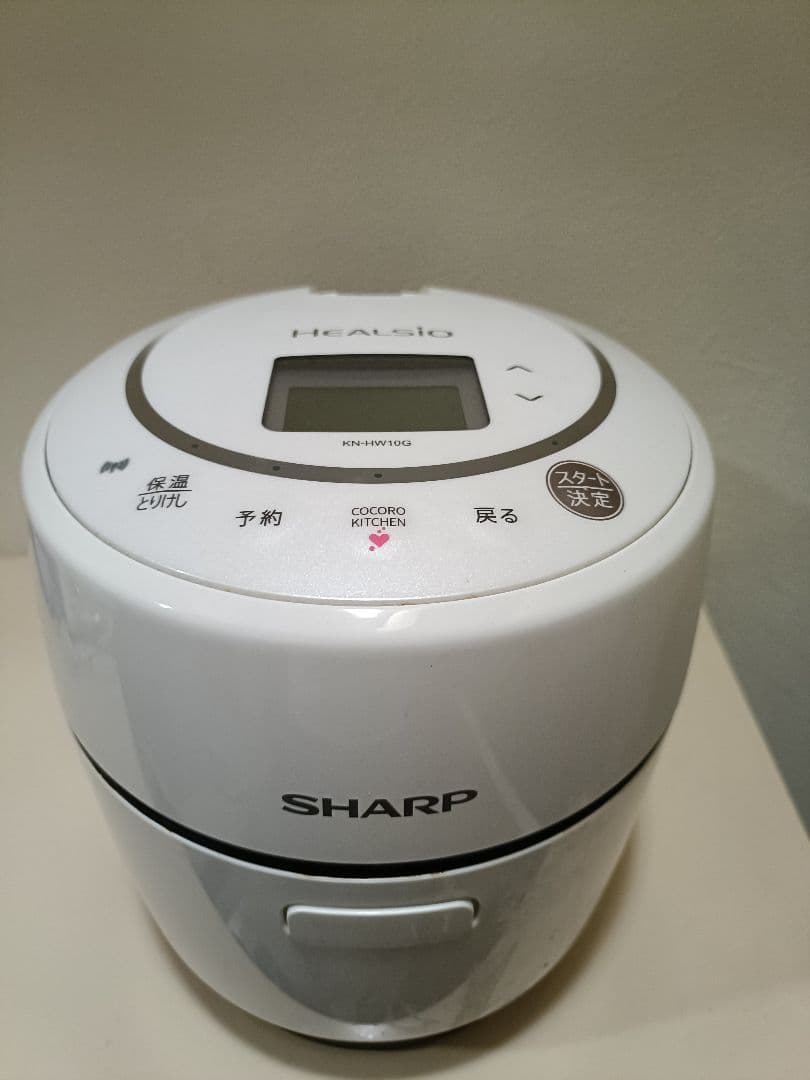 SHARP HEALSIO 電気圧力鍋 ホワイト　KN-HW10G-W
