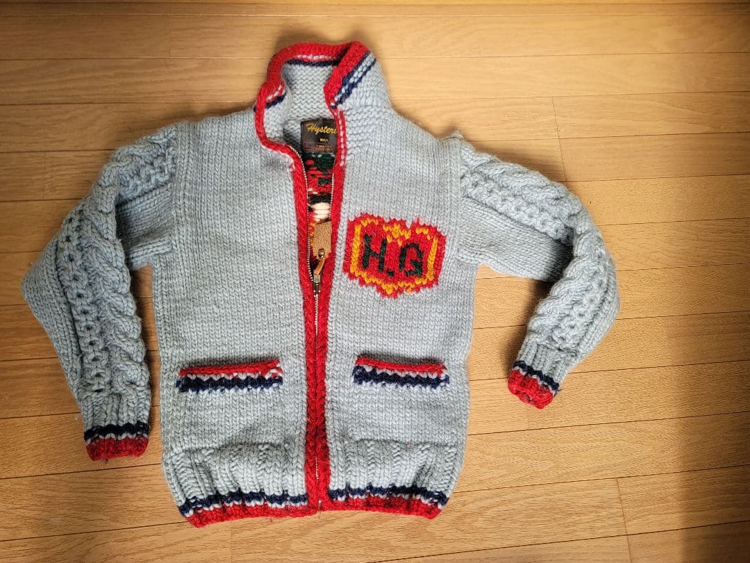 ヒステリックグラマー カウチンニット ヘビーウェイト トマトバード