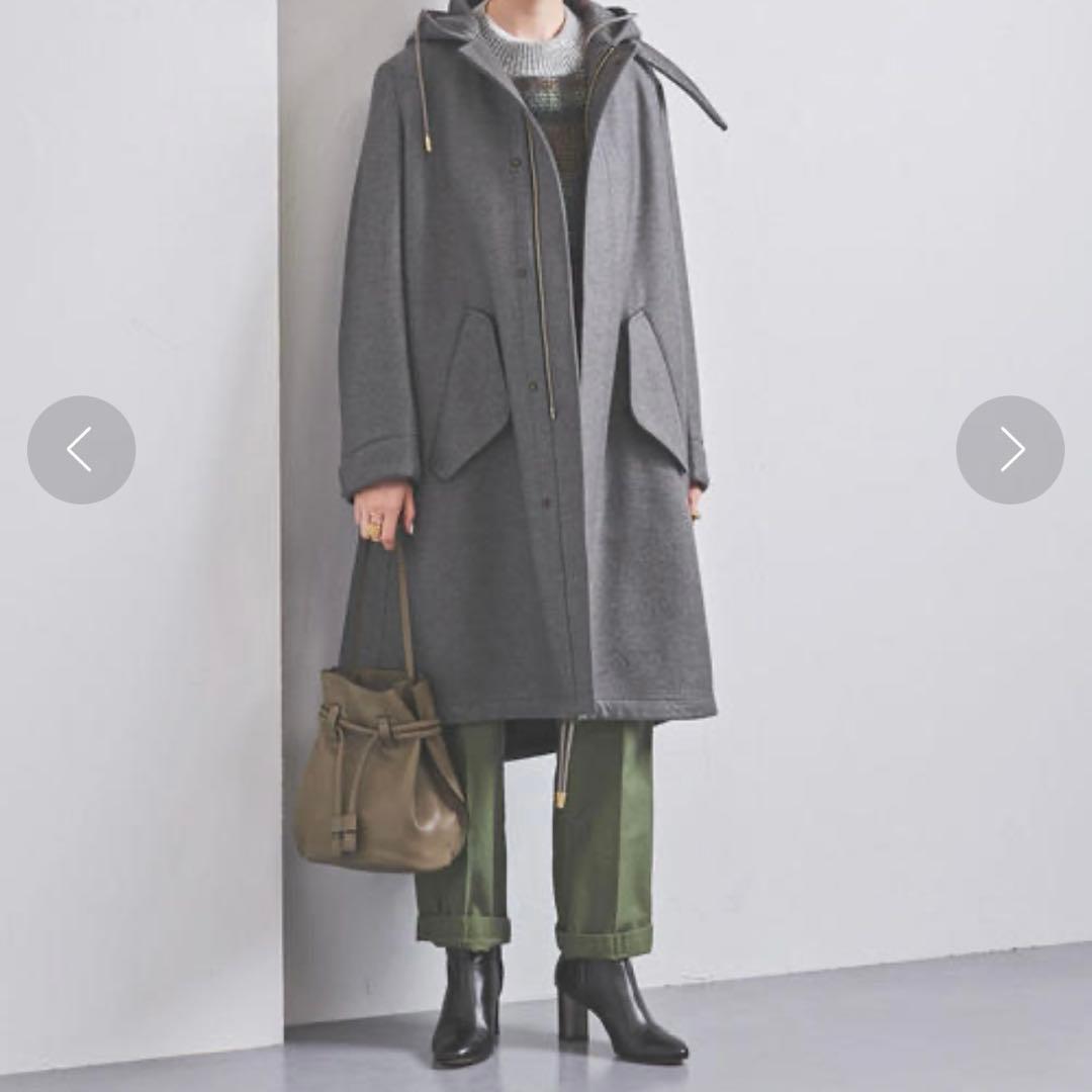 UNITED ARROWS 別注THE RERACSウール ロング モッズコート