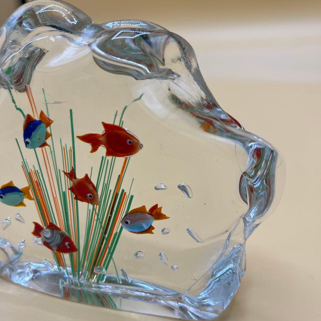 ⭐️ガラスの水族館⭐️箱根ガラス⭐️アクアリウムアート⭐️水泡⭐️