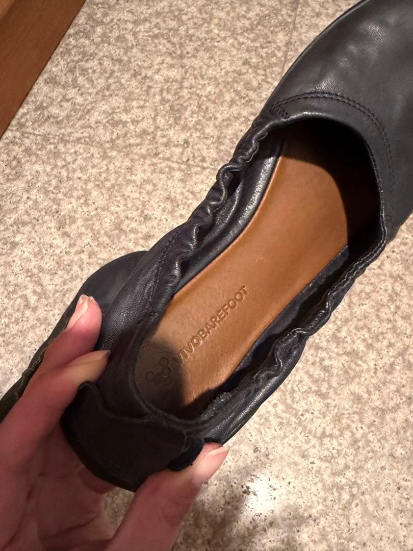 【EU37インチ23.5cm】Vivobarefootバレエシューズ