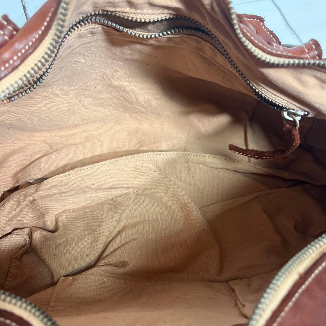 REALMIND LILY FORO リアルマインド　ミニボストン 馬革　ヌメ