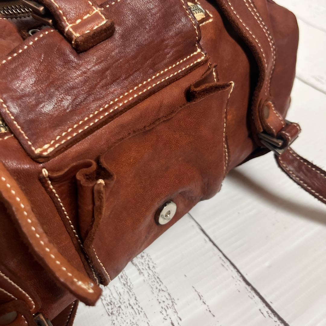 REALMIND LILY FORO リアルマインド　ミニボストン 馬革　ヌメ