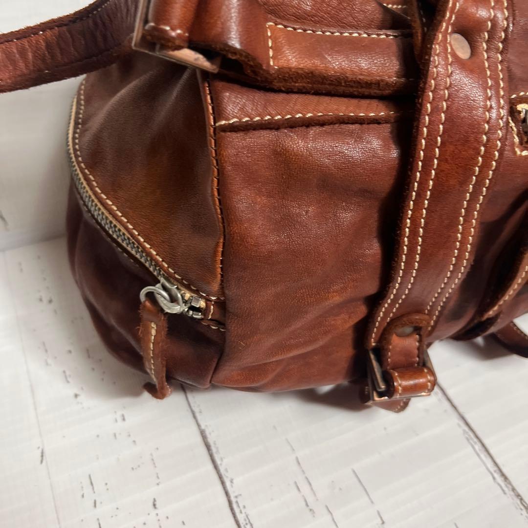 REALMIND LILY FORO リアルマインド　ミニボストン 馬革　ヌメ